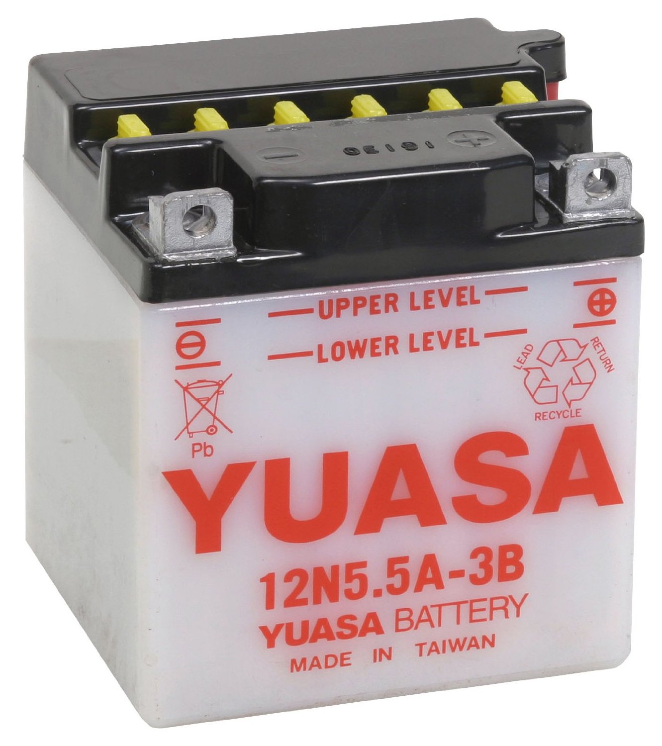 BATERIA YUASA 12N 5.5A-3B S/AC(10/ 9/11)....05.TW