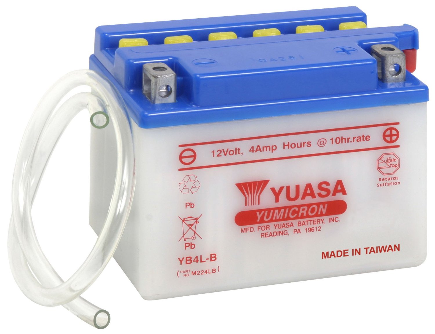 BATERIA YUASA YB 4 -LB (12/ 7/ 9)+AC.10.IN