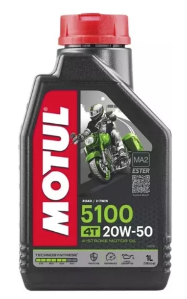 ACEITE MOTUL(4T) 5100 ESTER 20w50 S-SINTET..1L