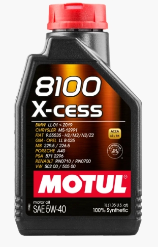 ACEITE MOTUL(4T) 8100 X-CESS GEN2 5w40.....1L