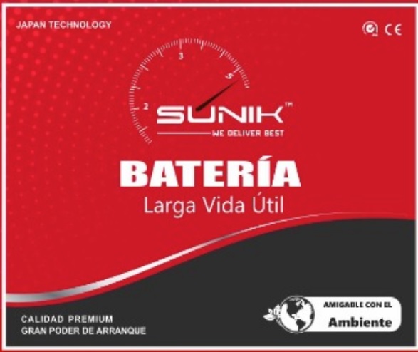 BATERIA SUNIK AGM 12N7-4A....(+/I 135/76/134)