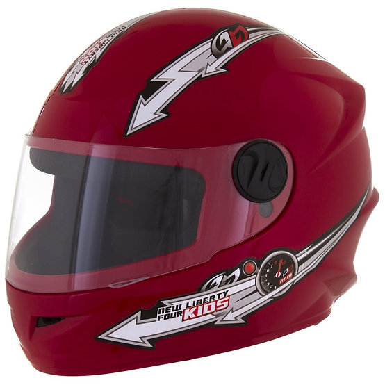 CASCO INTEGRAL LIBERT 4KID NIÑO XS ROJO 149VM.TORK