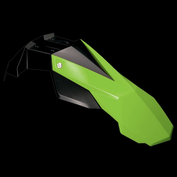 GUARDABARRO DEL. MOTARD STEALTH....NEG/VER-CIRCUIT