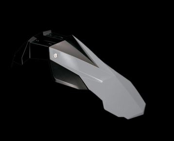 GUARDABARRO DEL. MOTARD STEALTH.......GRIS-CIRCUIT